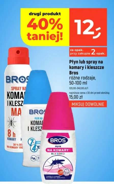 Płyn lub spray na komary i kleszcze różne rodzaje