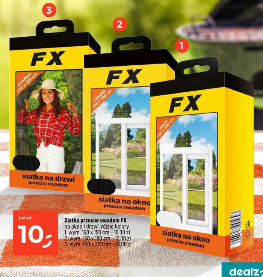 Siatka na drzwi przeciw owadom