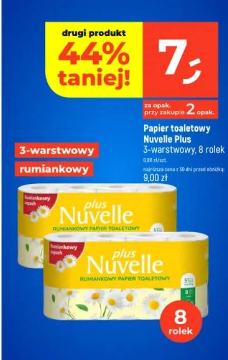 Papier toaletowy Nuvelle Plus 3-warstwowy