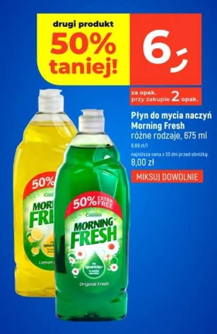 Płyn do mycia naczyń Morning Fresh różne rodzaje