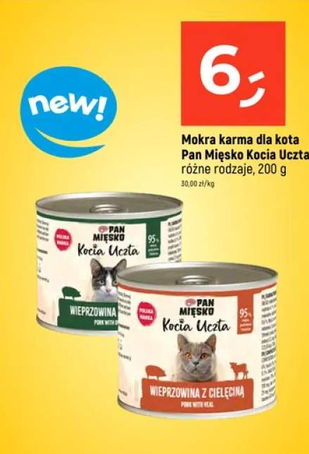 Mokra karma Kocia Uczta różne rodzaje