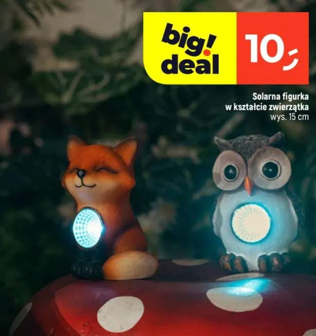 Solarna figurka w kształcie zwierzątka