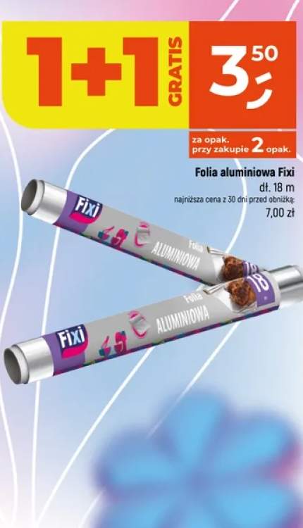 Folia aluminiowa Fixi dł. 18m