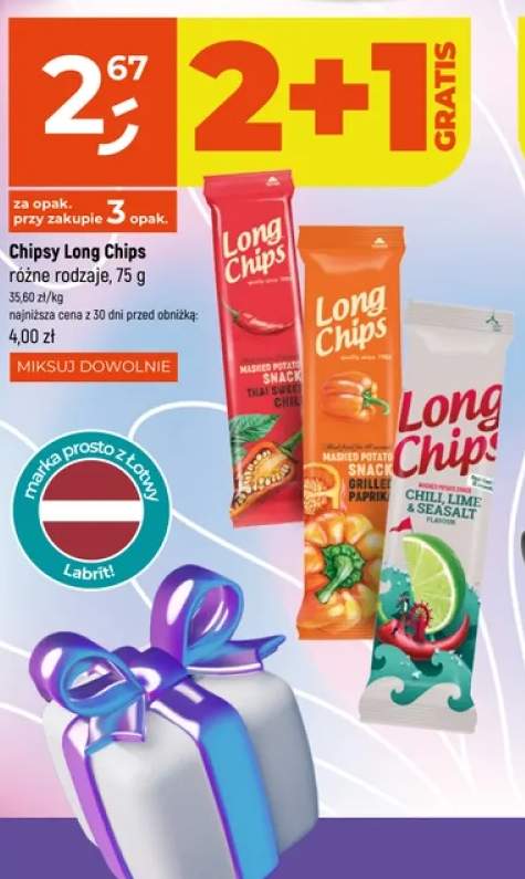 Chipsy Long Chips