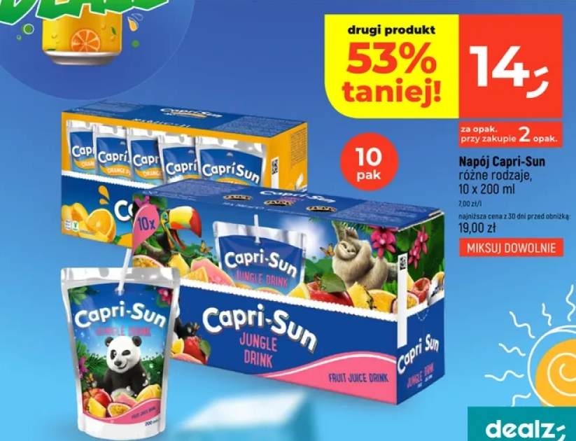 Napój Capri-Sun Jungle Drink 10pak