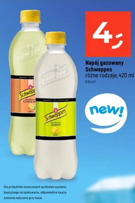 Napój gazowany Schweppes lemon