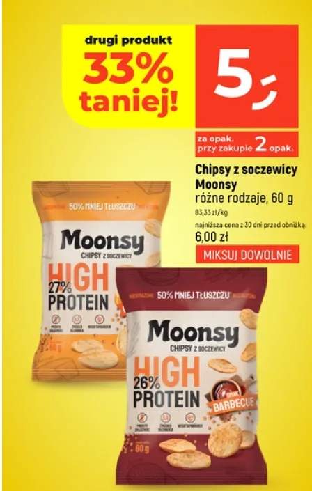 Chipsy z soczewicy Moonsy