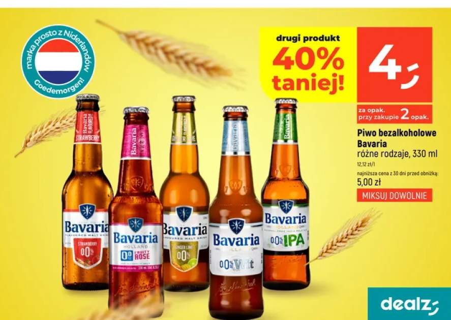 Piwo bezalkoholowe Bavaria