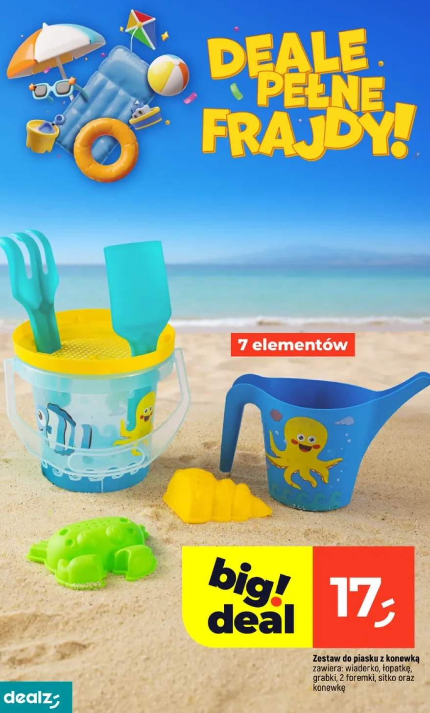 Zestaw do piasku z konewką