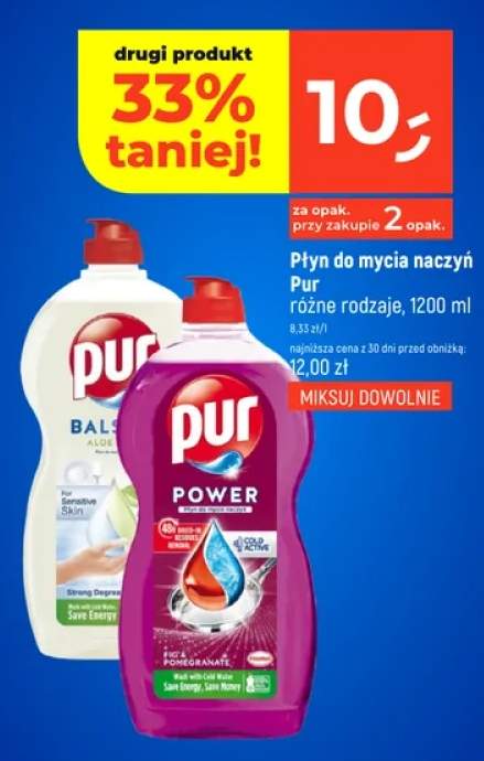Płyn do mycia naczyń Pur