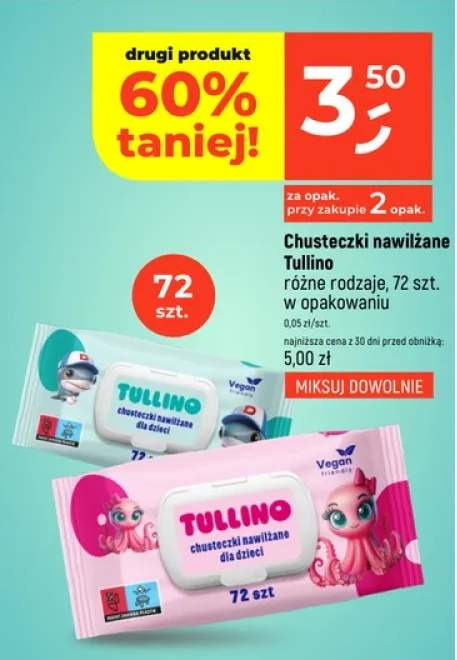 Chusteczki nawilżane Tullino
