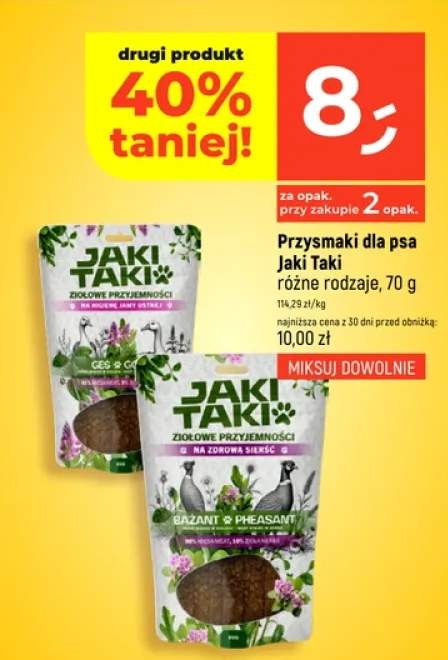 Przysmaki dla psa Jaki Taki ziołowe przyjemności na higienę jamy ustnej