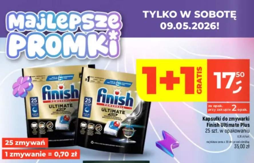 Kapsułki do zmywarki Finish Ultimate Plus 25szt