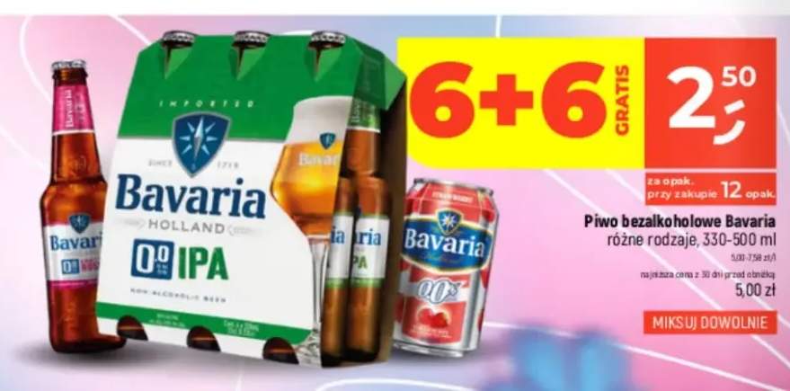 Piwo bezalkoholowe Bavaria