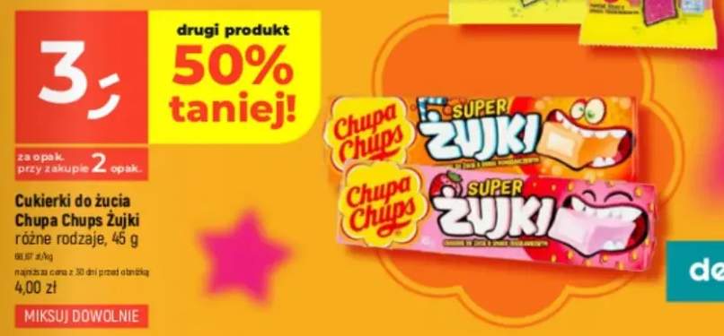 Cukierki do żucia Chupa Chups Żujki