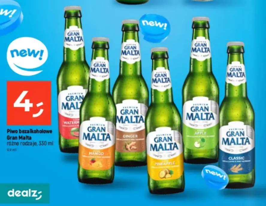 Piwo bezalkoholowe Gran Malta Classic