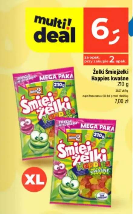 Żelki Śmiejżelki Happies kwaśne