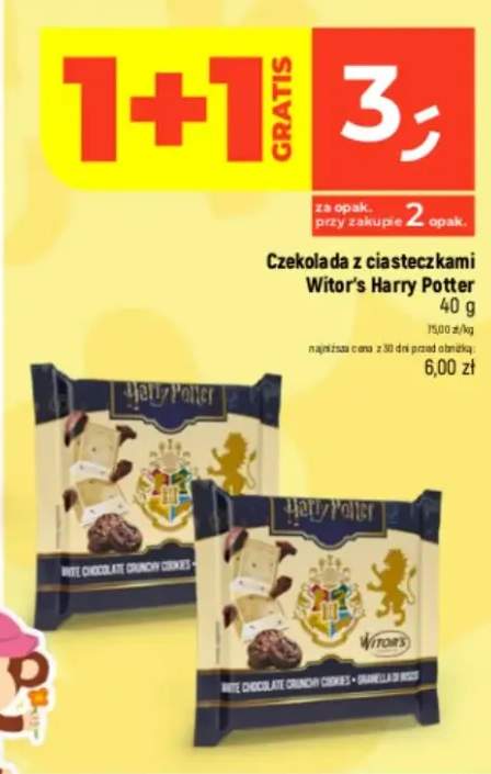Czekolada z ciasteczkami Witor's Harry Potter