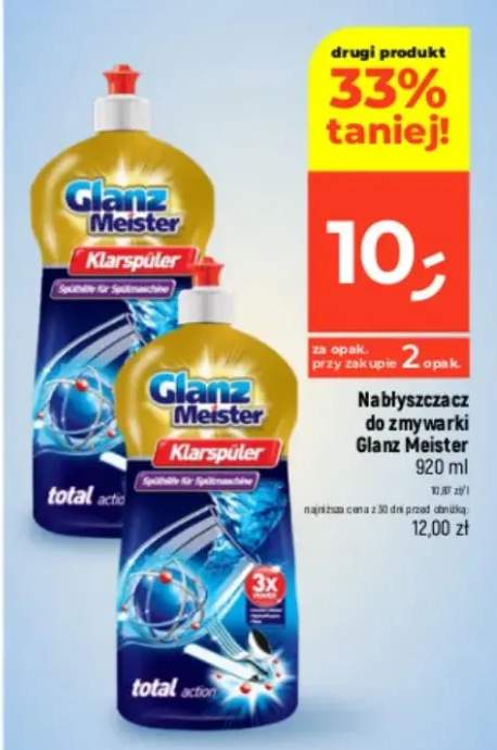 Nabłyszczacz do zmywarki Glanz Meister Klarspüler