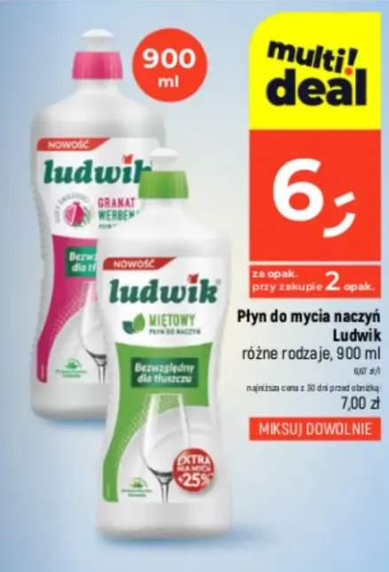 Płyn do mycia naczyń Ludwik miętowy