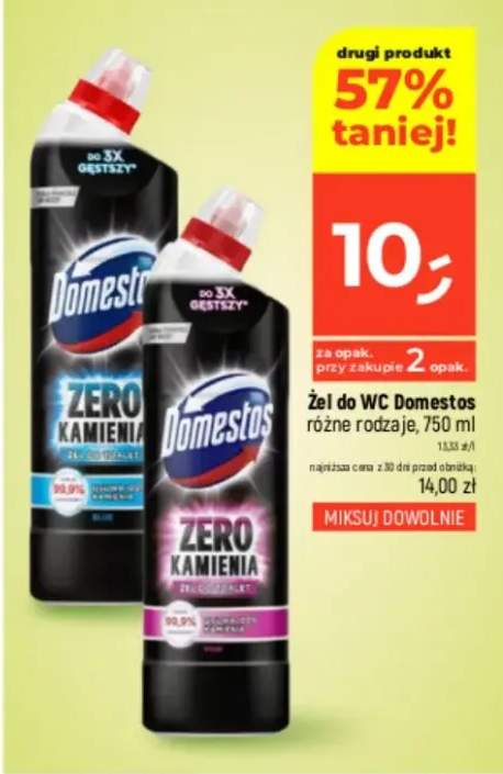 Żel do WC Domestos Zero Kamienia