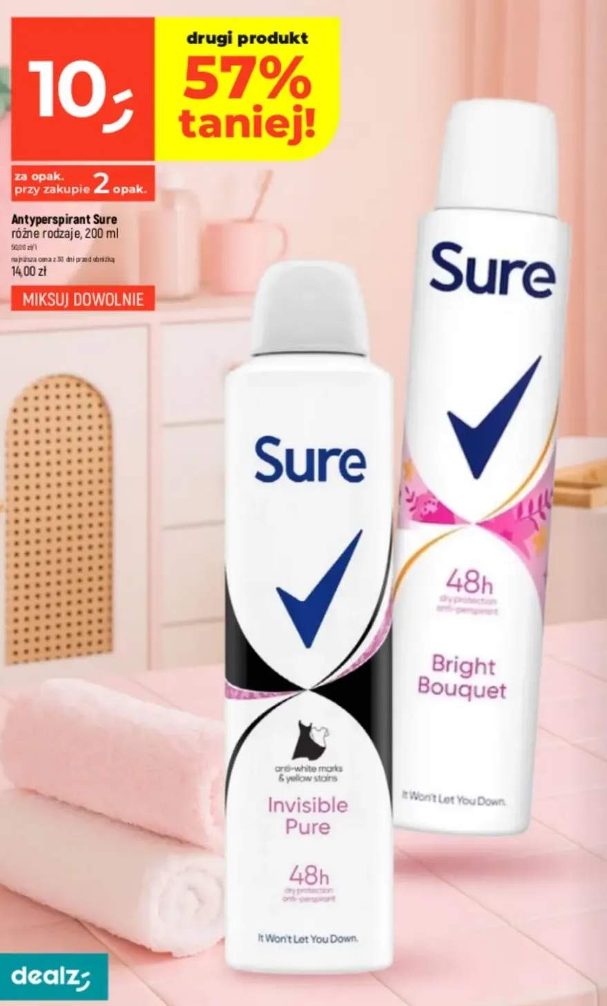 Antyperspirant Sure Bright Bouquet