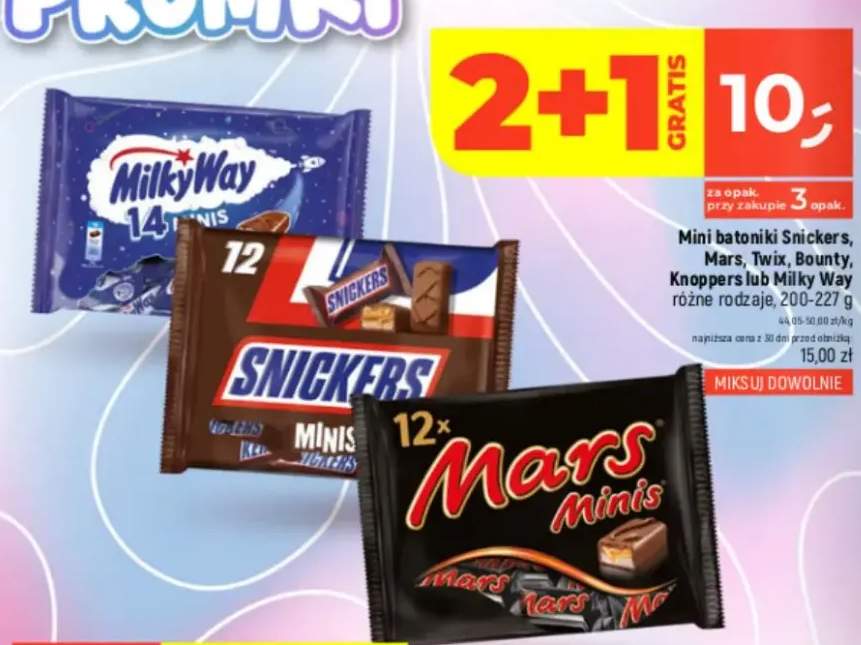Mini batoniki Milky Way 200-227g