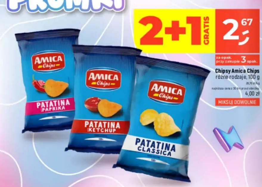 Chipsy Amica Chips Patatina Paprika