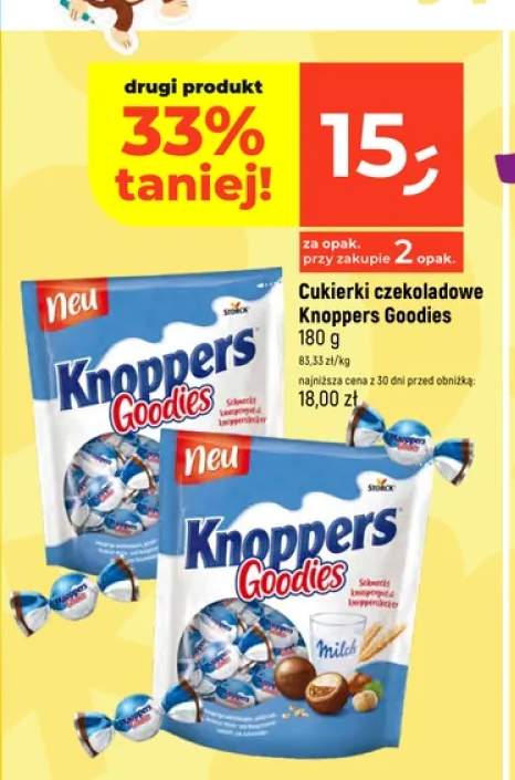 Cukierki czekoladowe Knoppers Goodies
