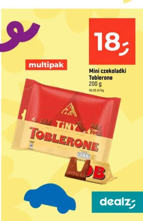 Mini czekoladki Toblerone wielopak