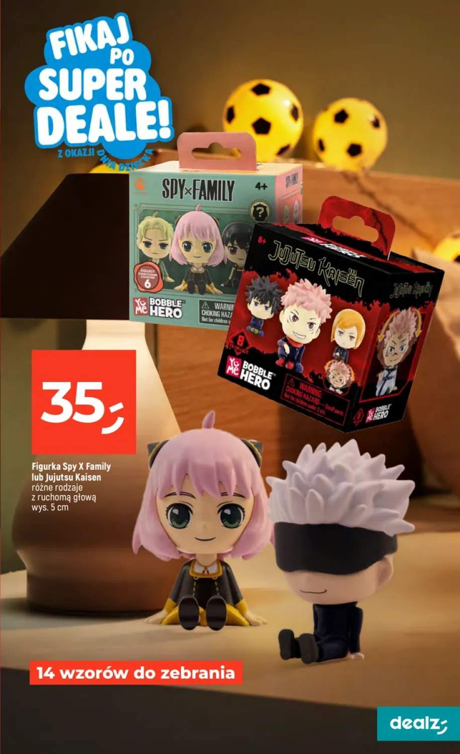 Figurka Spy X Family z ruchomą głową wys. 5cm