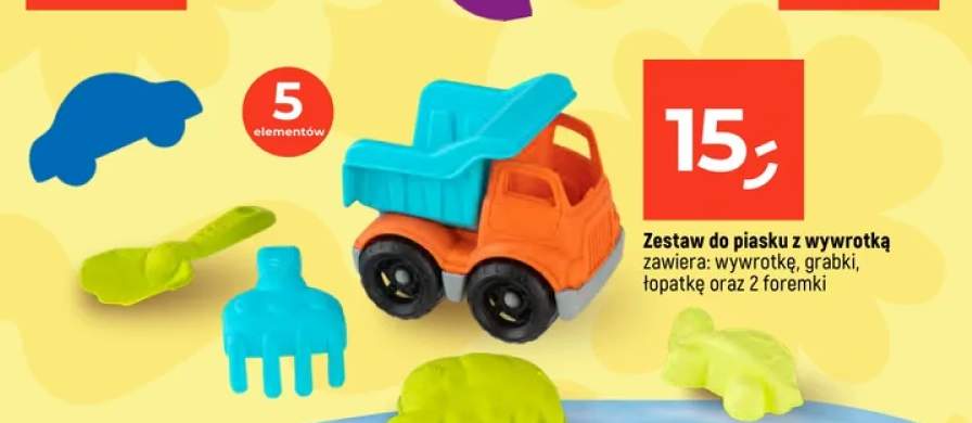 Zestaw do piasku z wywrotką