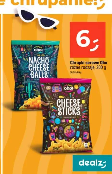 Chrupki serowe Oho! Nacho Cheese Balls