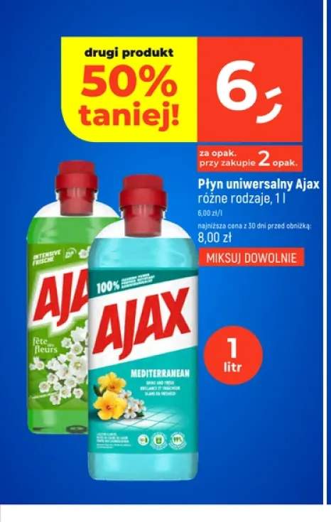 Płyn uniwersalny Ajax Mediterranean