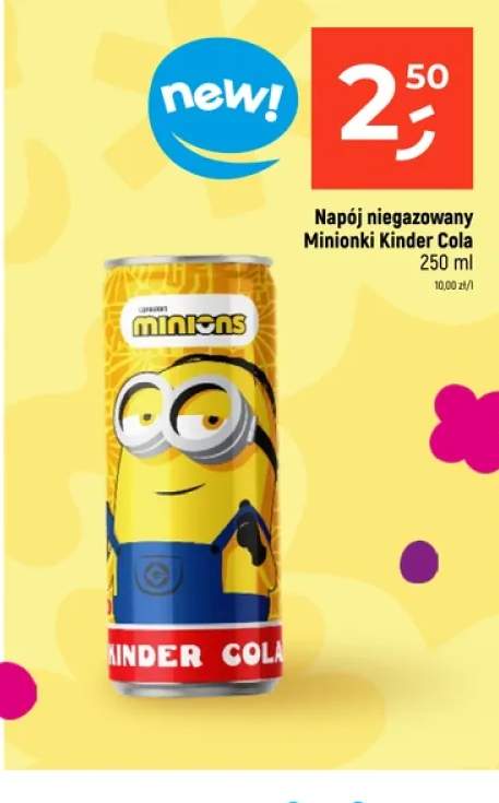 Napój niegazowany Minionki Kinder Cola