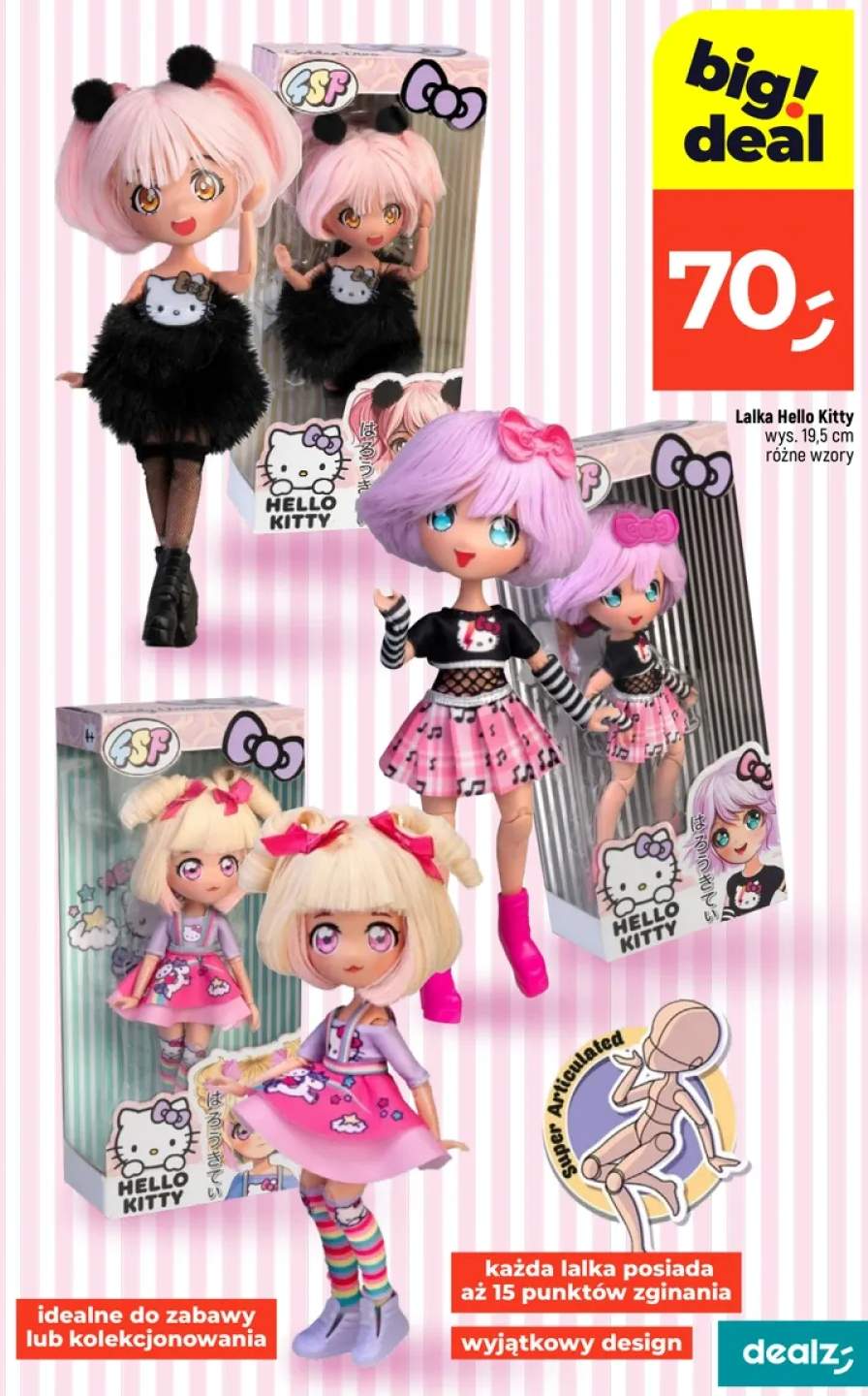 Lalka Hello Kitty wys. 19,5cm