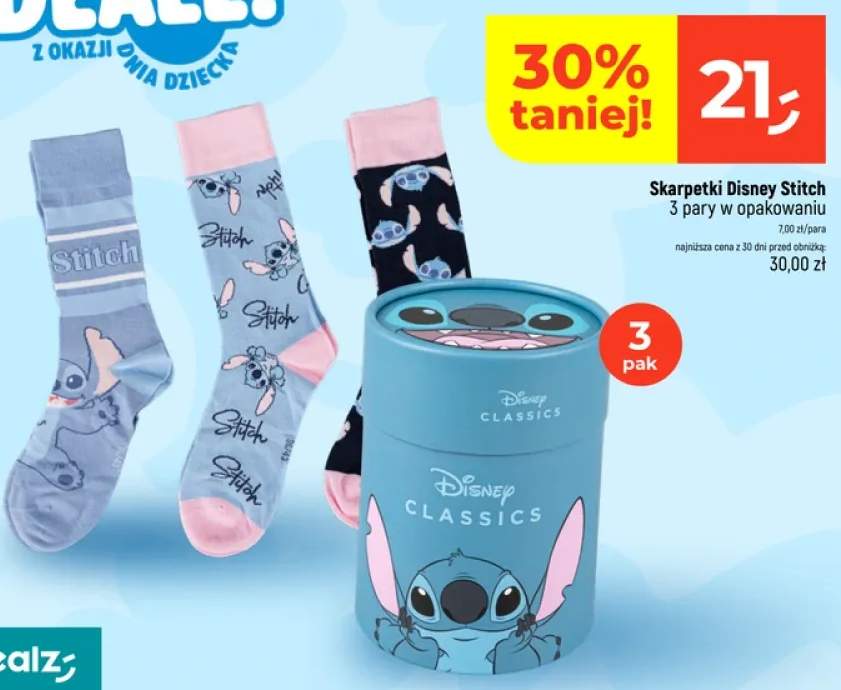 Skarpetki Disney Stitch 3-pak