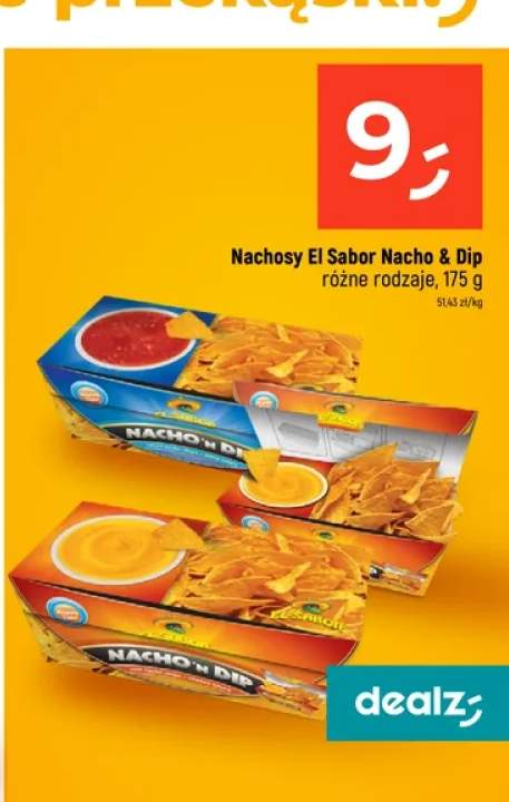 Nachosy El Sabor Nacho 'N Dip z salsą