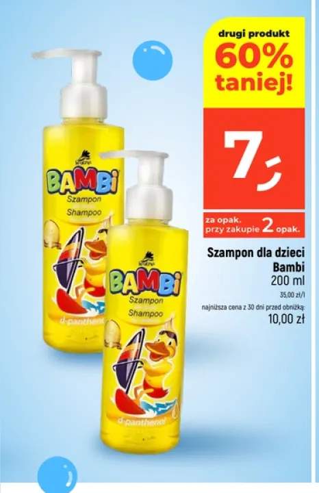 Szampon dla dzieci Bambi