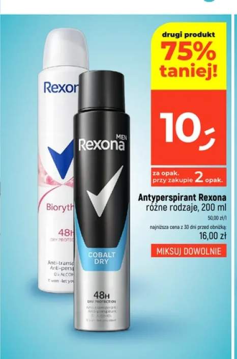 Antyperspirant Rexona Biorythm