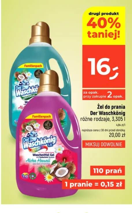 Żel do prania Der Waschkönig