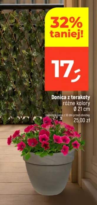 Donica z terakoty Ø 21cm