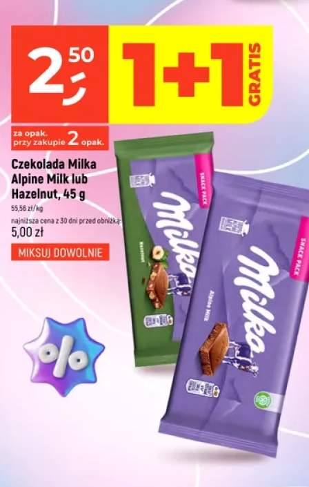 Czekolada Milka Alpine Milk
