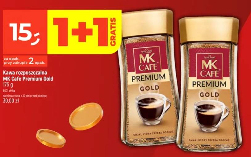 Kawa rozpuszczalna MK Cafe Premium Gold