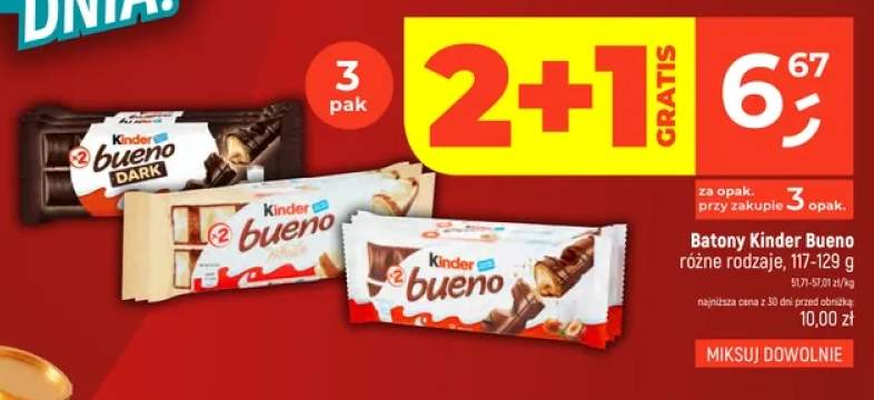 Batony Kinder Bueno 3-pak