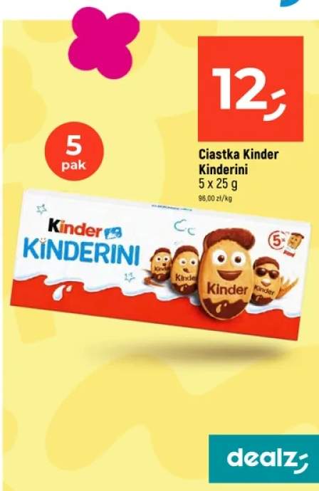 Ciastka Kinder Kinderini 5-pak 25g