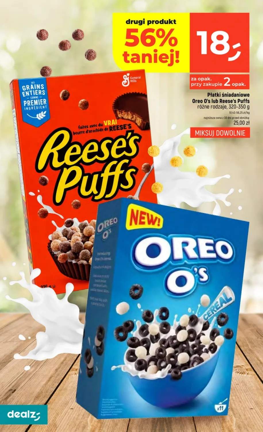 Płatki śniadaniowe Reese's Puffs 320-350g