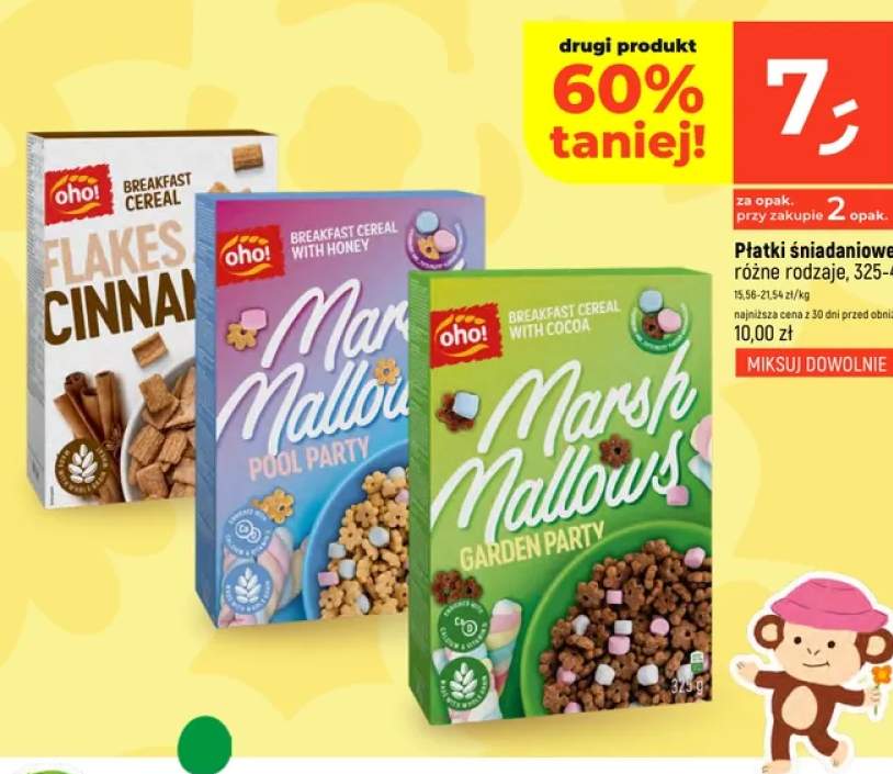 Płatki śniadaniowe Oho! Flakes Cinnamon