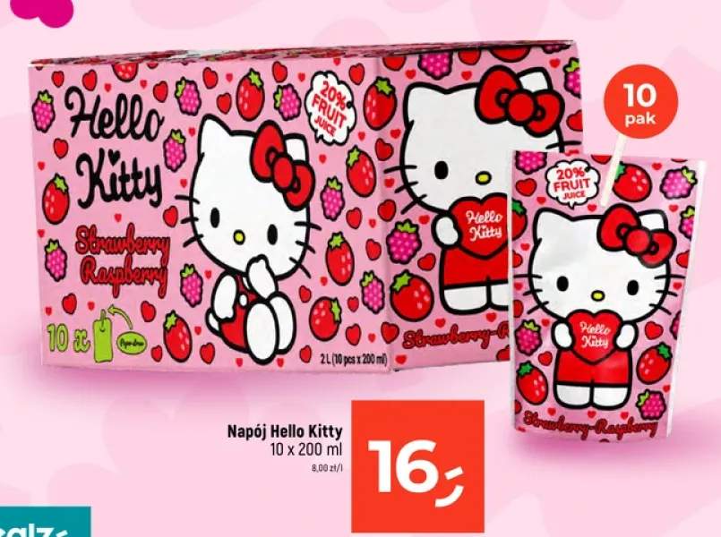 Napój Hello Kitty 10-pak 200ml