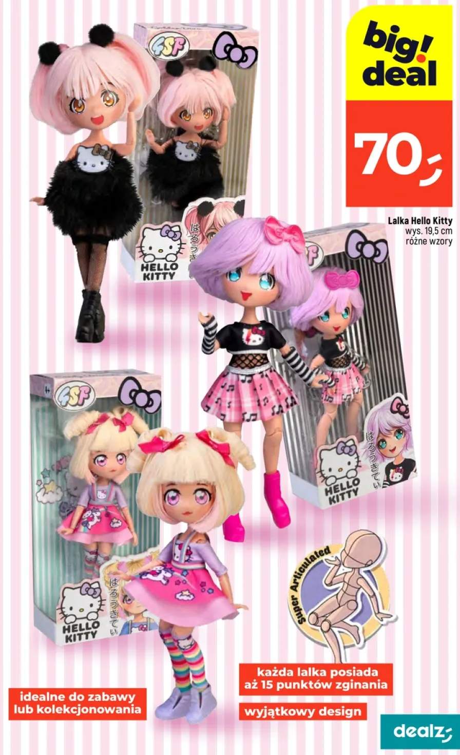 Lalka Hello Kitty wys. 19,5cm